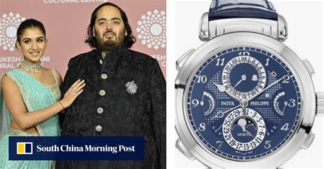 ambani son patek philippe watch|anant ambani son.